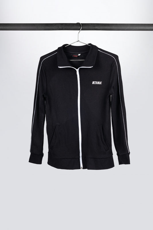 TAMA Trainingsjacke in schwarz mit Logo auf der linken Brust