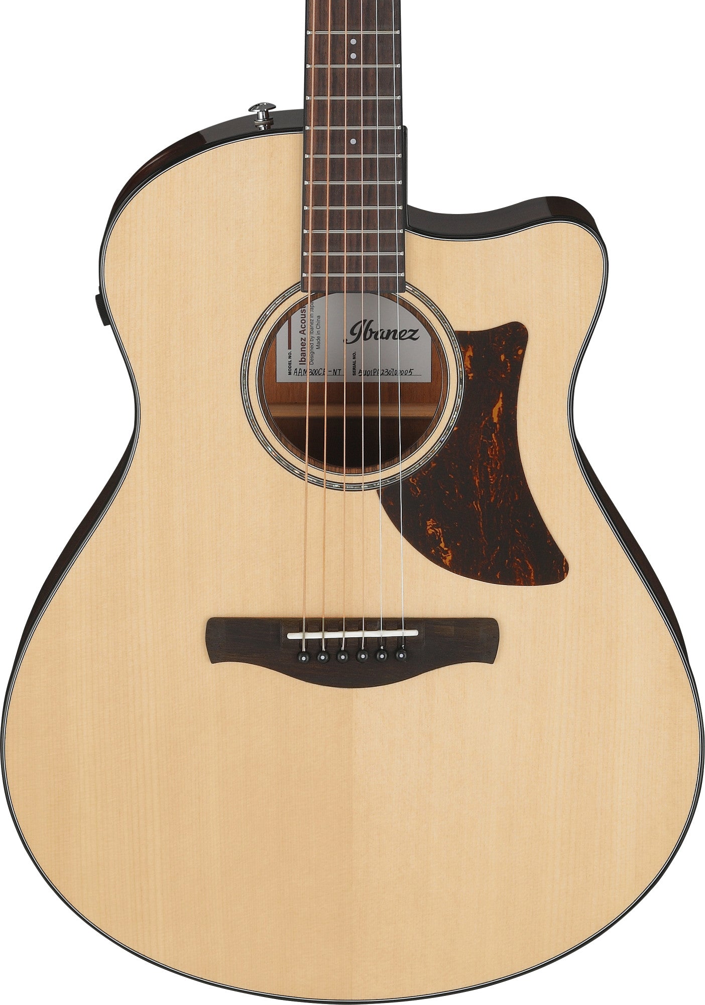IBANEZ Advanced Acoustic AAM Akustikgitarre 6-String - Natural High Gloss