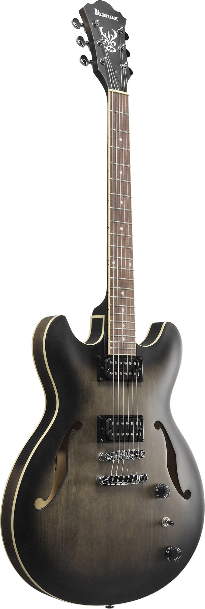 IBANEZ Artcore AS Hollow Body Guitar 6-String - Transparent Black Flat