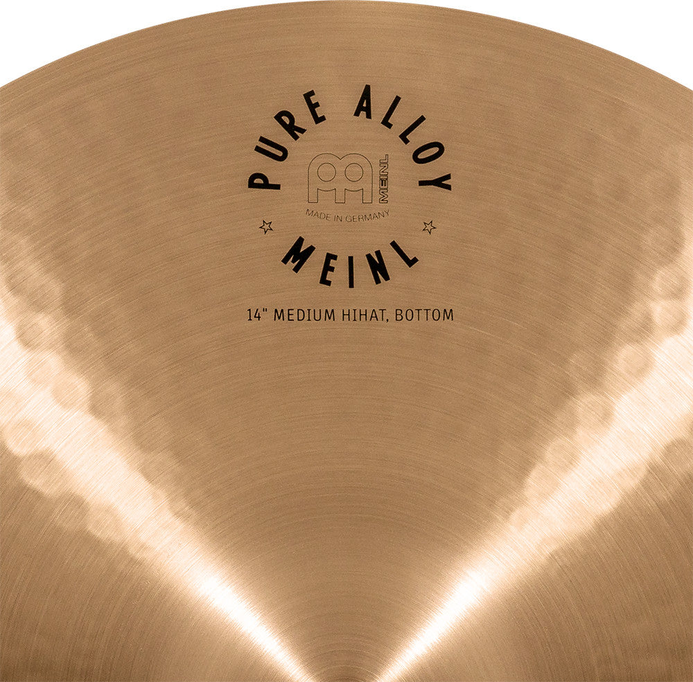 MEINL Cymbals Pure Alloy Medium Hihat - 14"