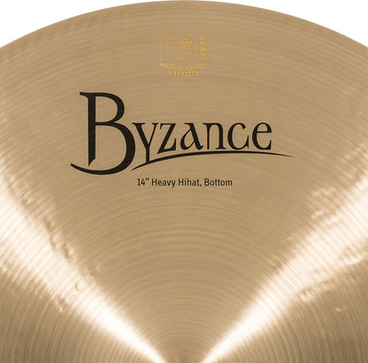 MEINL Cymbals Byzance Traditional Heavy HiHat - 14"