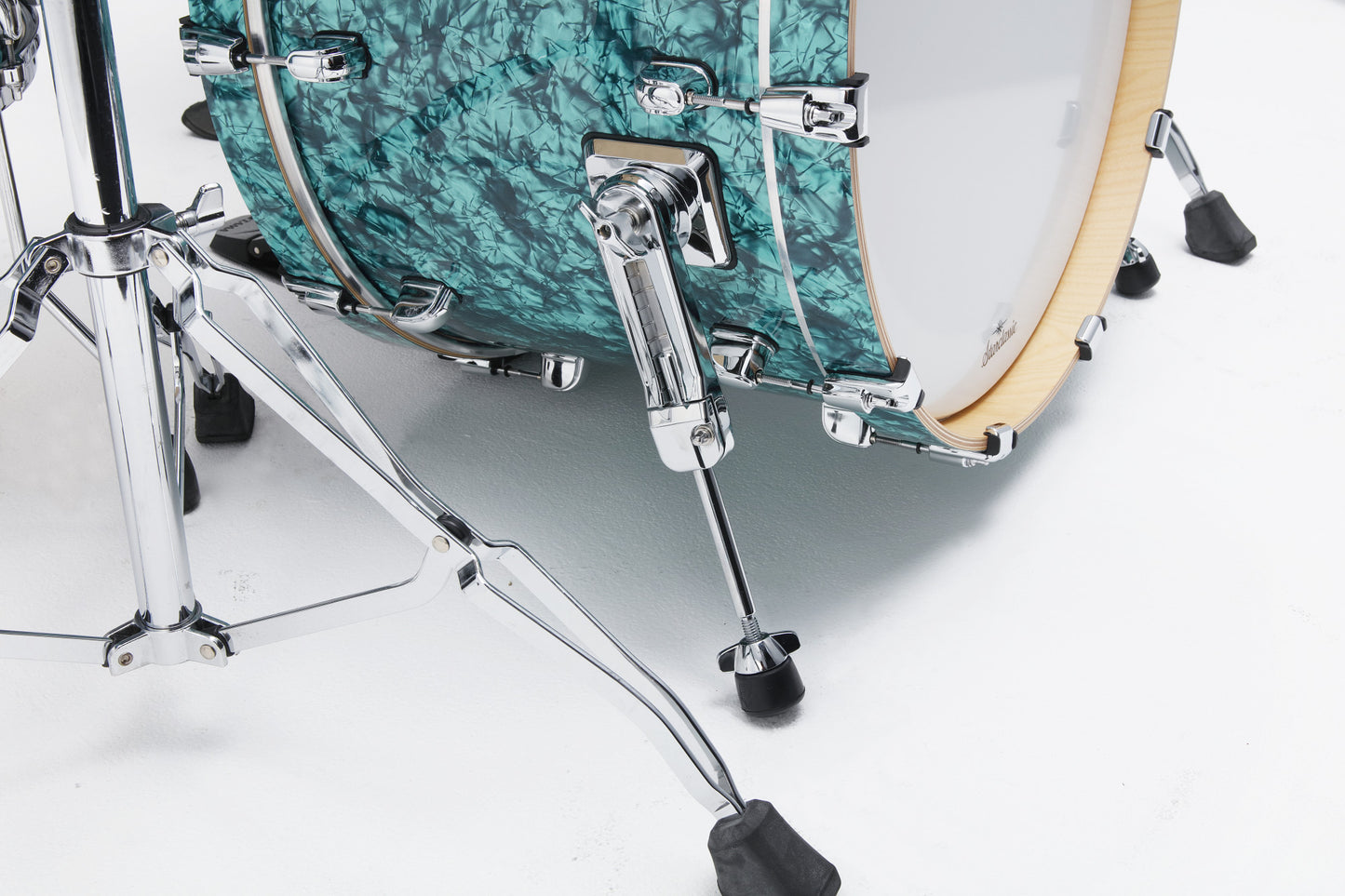 TAMA Starclassic Walnut/Birch Duracover Wrap Shell Kit 3 teilig - Turquoise Pearl/Chrom HW