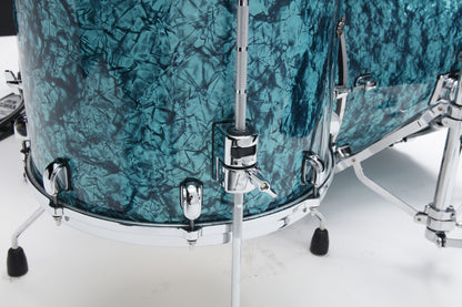 TAMA Starclassic Maple Duracover Wrap Shell Kit 4 pcs - Turquoise Pearl/Chrome HW