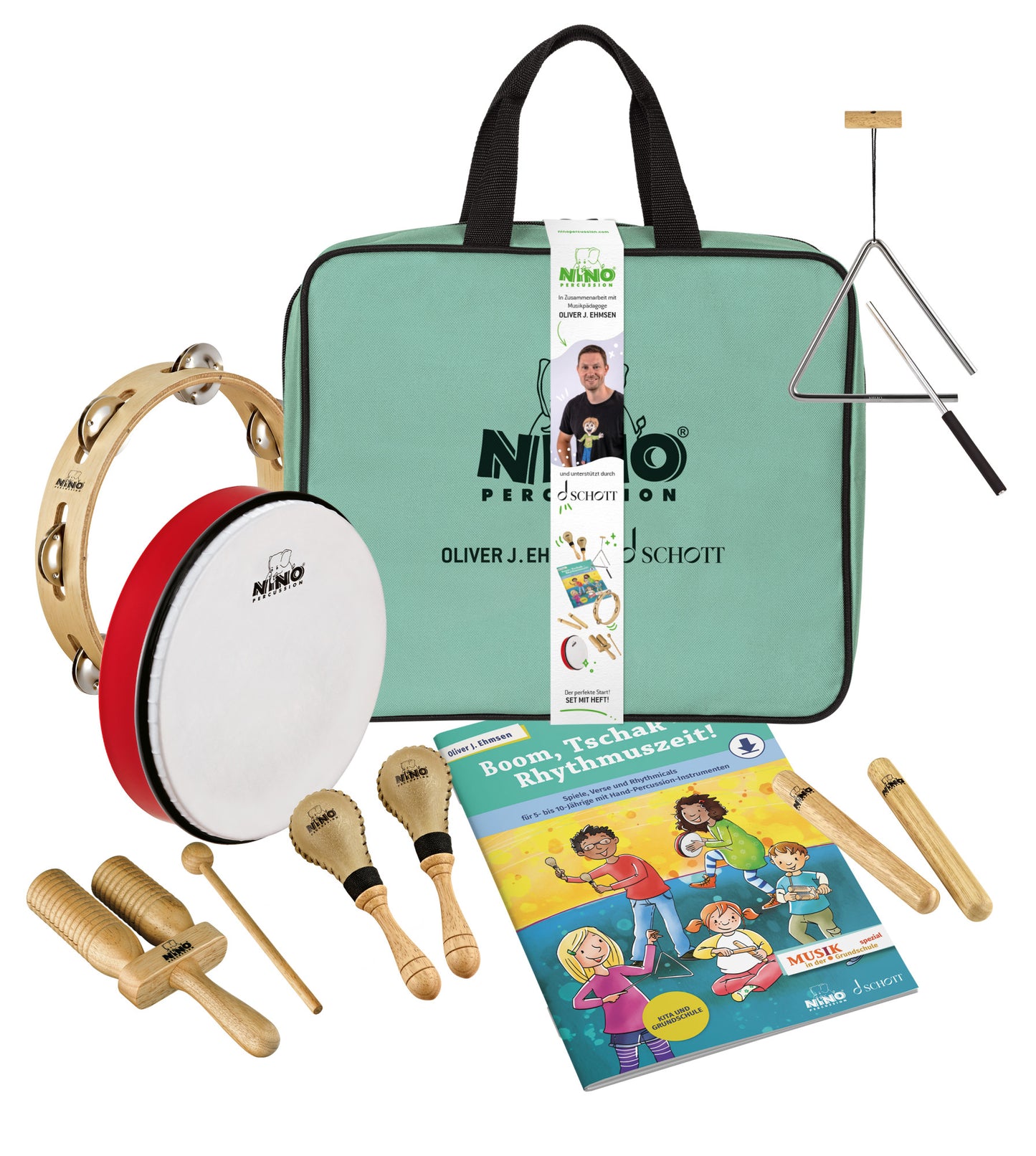 NINO Percussion Schul-Percussion-Set für Lehrer