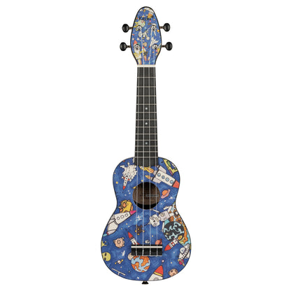 KEIKI K2 Series Soprano Ukulele Set - Agathis / ABS Spaceman