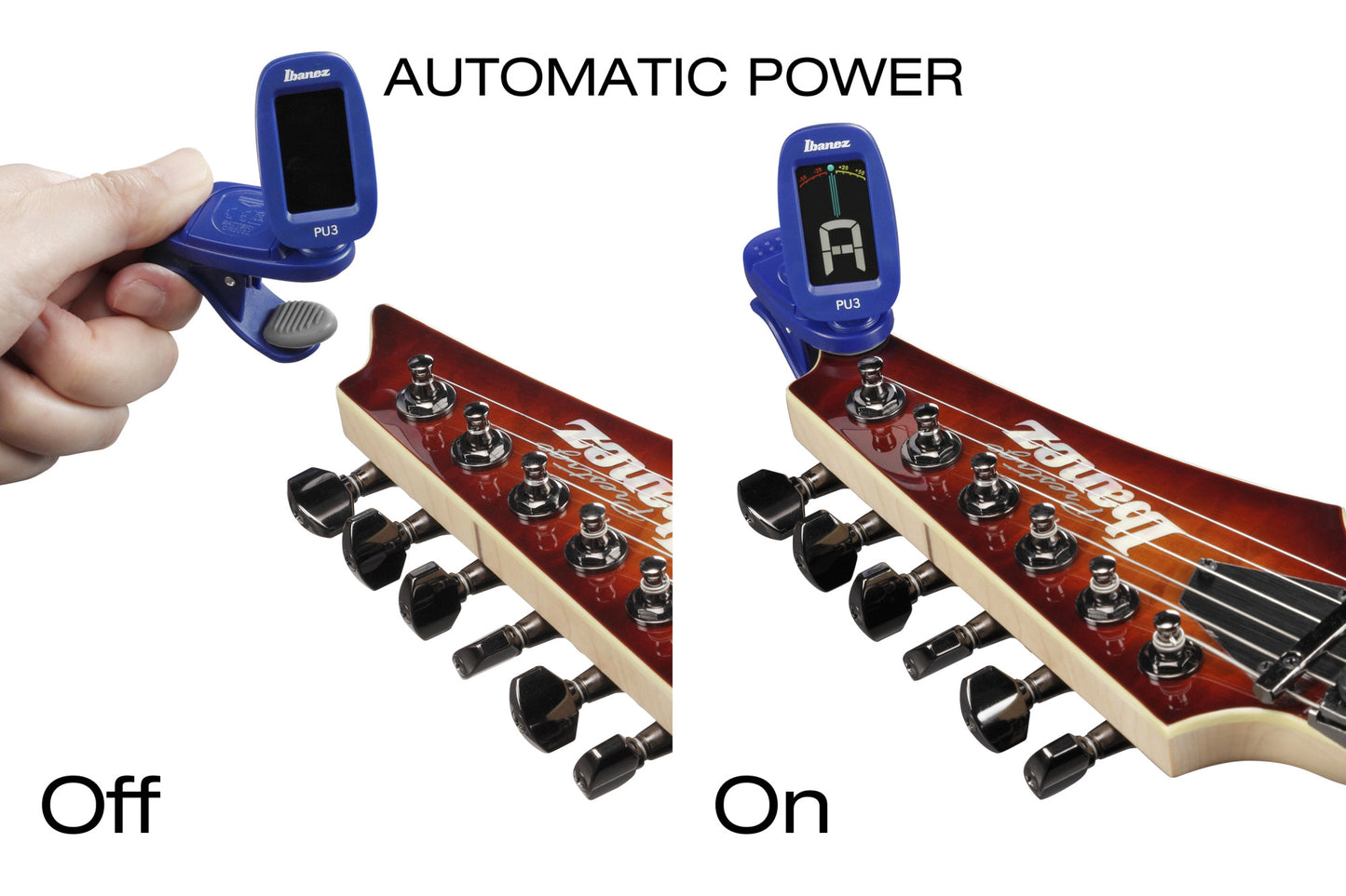 IBANEZ Chromatic / Automatic Clip Tuner - Blue