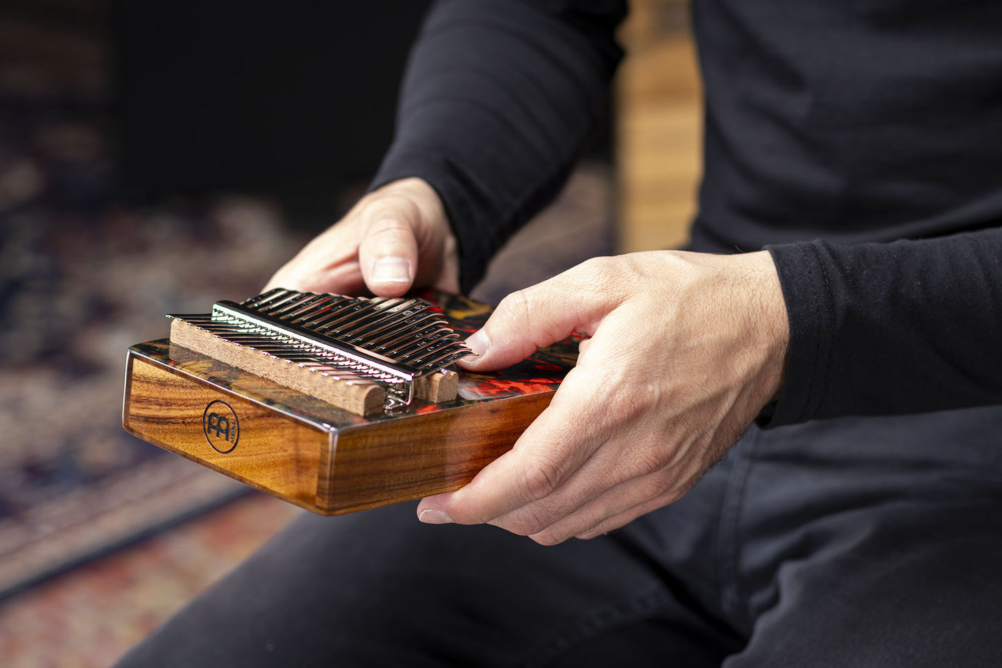 MEINL Percussion Sound Hole Designer Kalimba - Lava