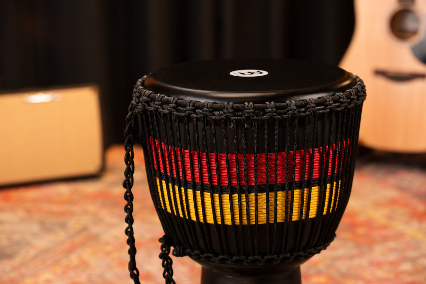 MEINL Percussion Original African Style Rope Tuned Wood Djembe - 13"