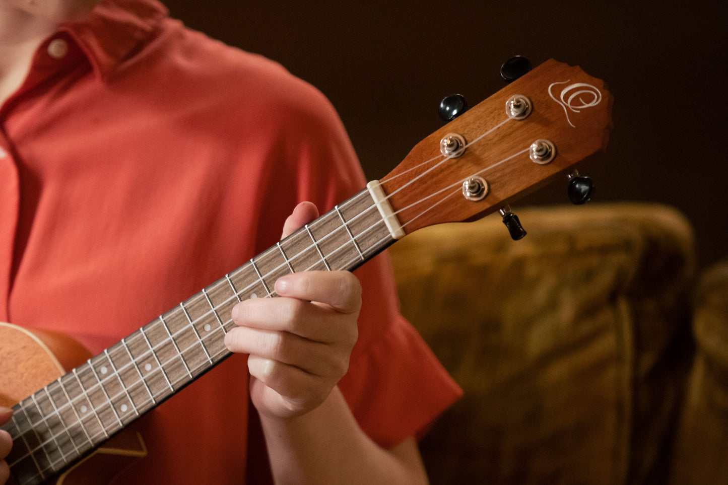 ORTEGA Earth Serie Konzert Preamp Ukulele 4 String - Sunburst