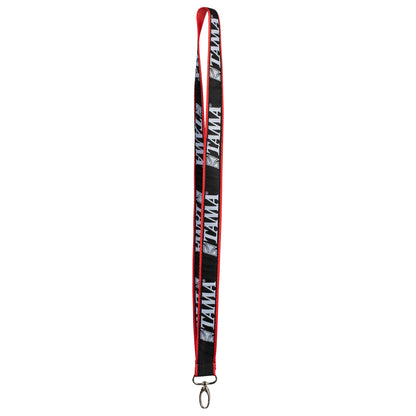 TAMA Lanyard - Rot/Schwarz mit weißem Logo