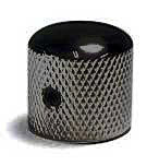IBANEZ metal dome screw lock control knob - cosmo black for selected ibanez bass models