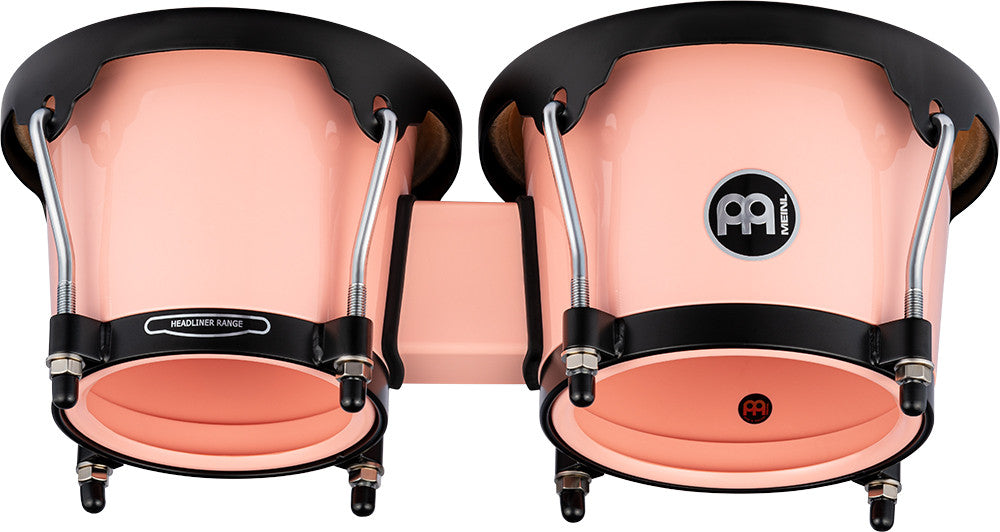 MEINL Percussion Journey Series Bongo 6 1/2" Macho & 7 1/2" Hembra - Flamingo Pink