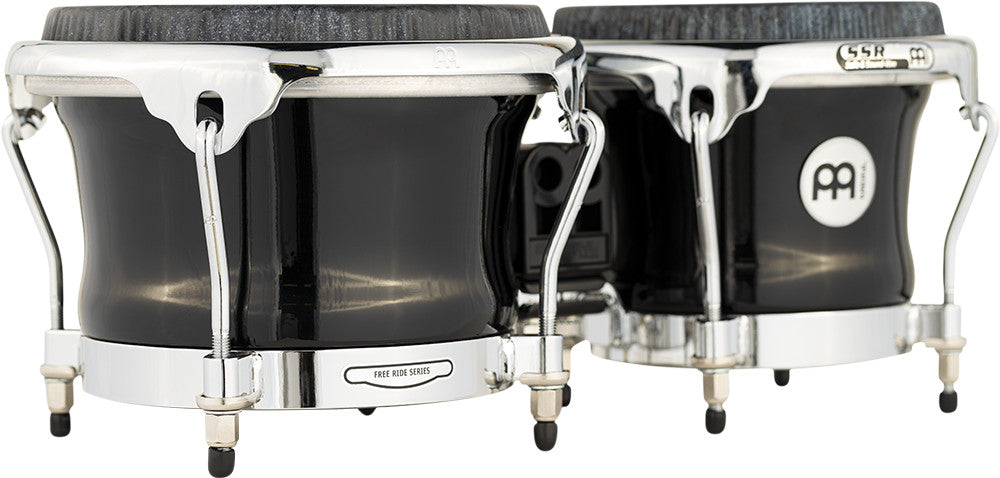 MEINL Percussion Fibercraft Fiberglass Bongo 7" Macho & 8 1/2" Hembra -Black