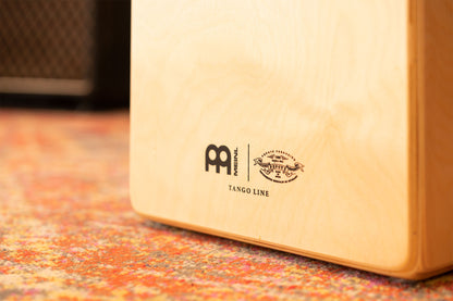 MEINL Percussion Artisan Edition Series String Cajon Tango Line - Blue Fade