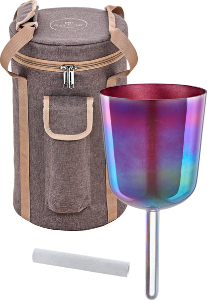 Meinl Sonic Energy 5,75" Essence Solfeggio Crystal Singing Bowl Re 417 Hz, Kupferbraun