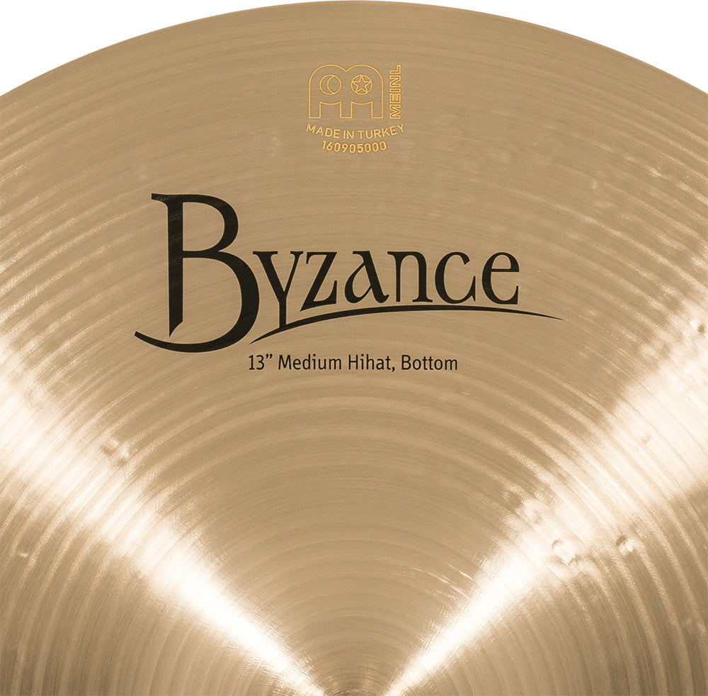 MEINL Cymbals Byzance Traditional Medium Hihat - 13"