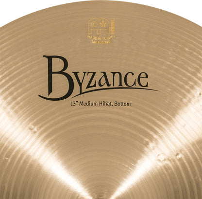 MEINL Cymbals Byzance Traditional Medium Hihat - 13"