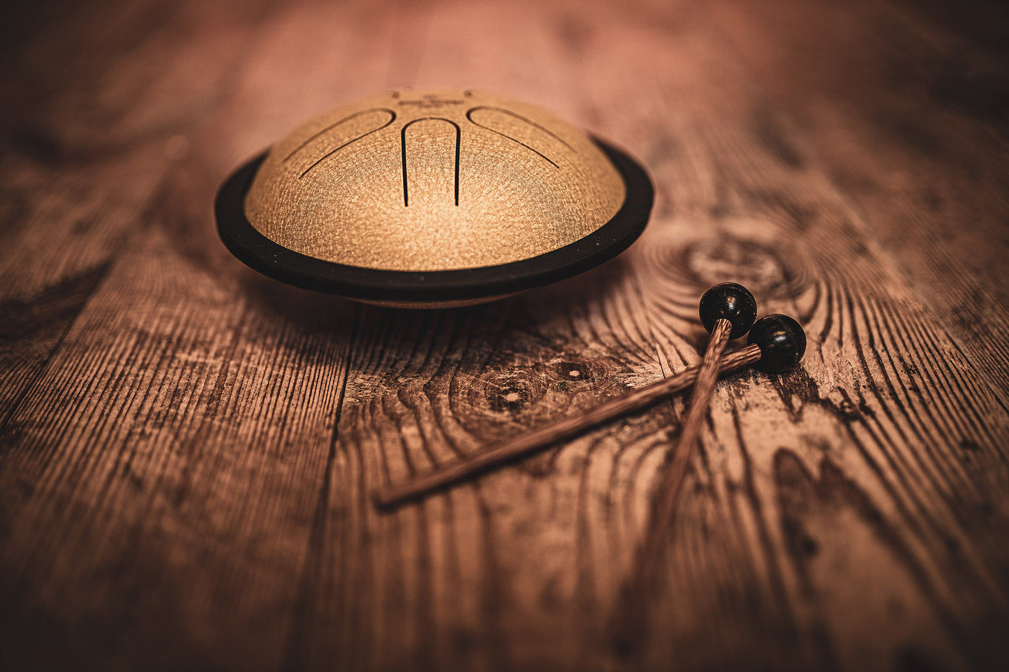 MEINL Sonic Energy Mini Steel Tongue Drum 6" - H Dur/6 Töne/440 Hz - Gold