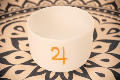 MEINL Sonic Energy Planetary Tuned Crystal Singing Bowl 12" - Jupiter/183.58 Hz