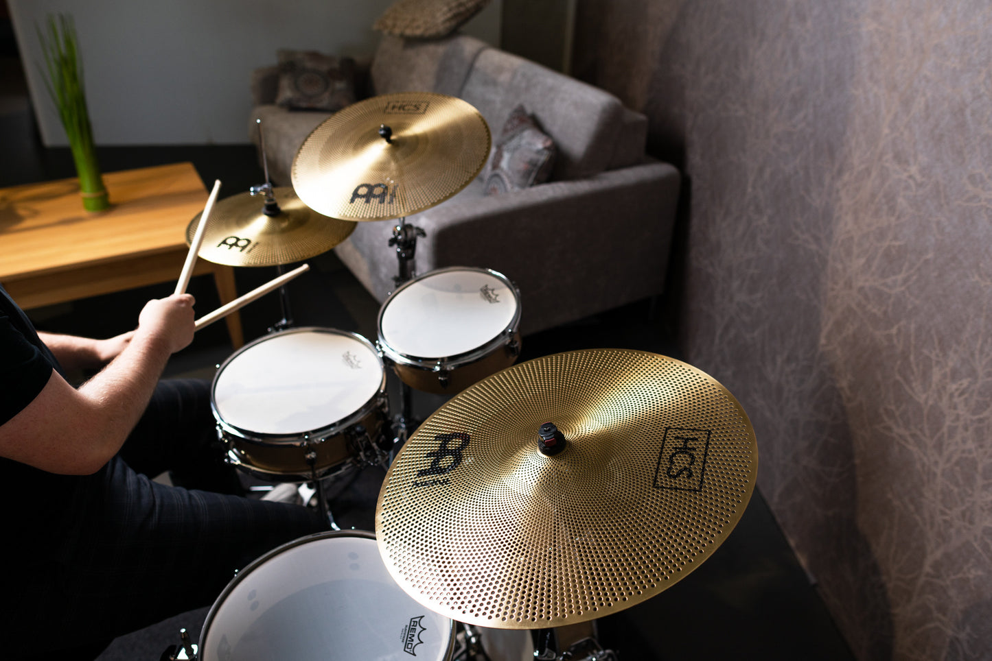 MEINL Cymbals HCS Practice Cymbal Set - 14" / 16" / 20"