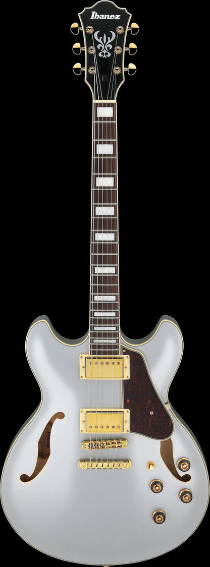 IBANEZ Artcore Hollow Body Gitarre 6-String - Moonstone Silver Flat