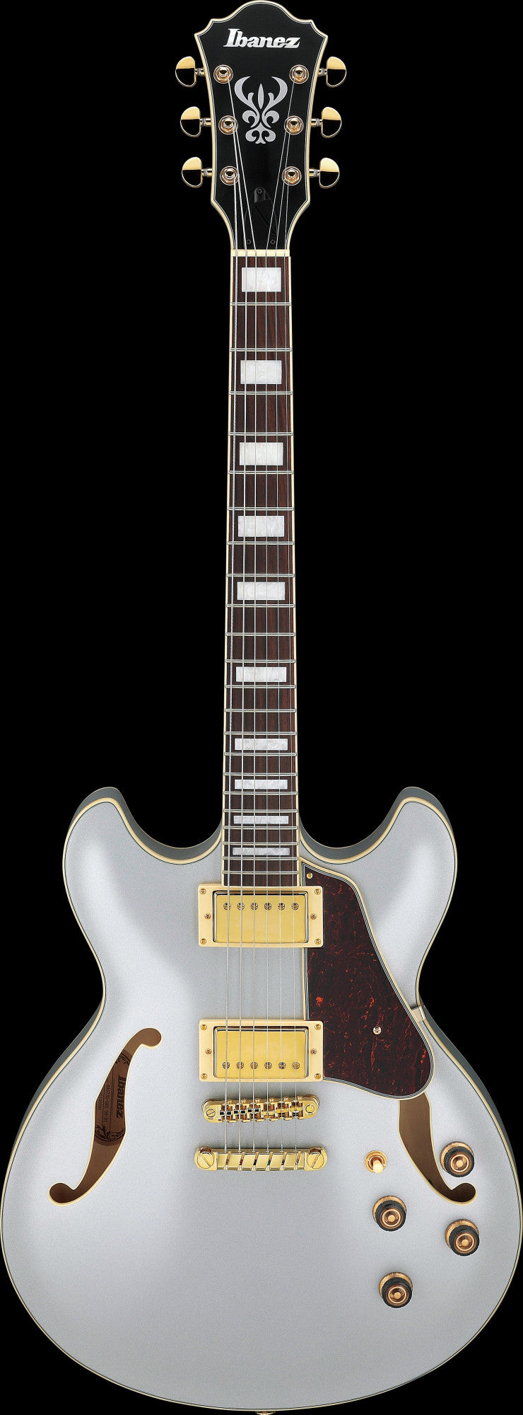 IBANEZ Artcore Hollow Body Gitarre 6-String - Moonstone Silver Flat