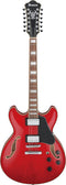 IBANEZ Artcore AS Hollow Body Guitar 12-String - Transparent Cherry Red
