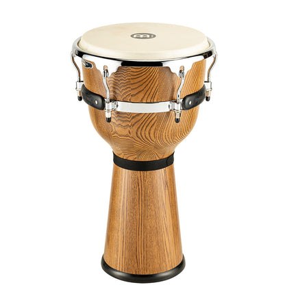 MEINL Percussion Floatune Series Djembe 12" - Zebra Finished Ash Matte