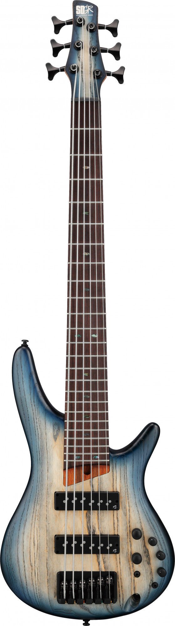 IBANEZ SR E-Bass 6-String - Cosmic Blue Starburst Flat