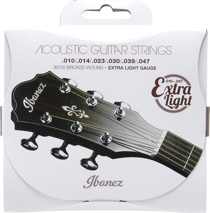 IBANEZ Saiten Set für 6 String Akustikgitarre - Extra Light