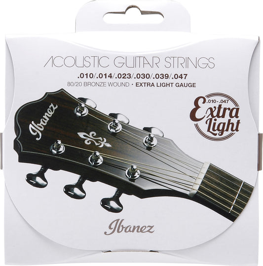 IBANEZ String Set for 6 String Acoustic Guitar - Extra Light