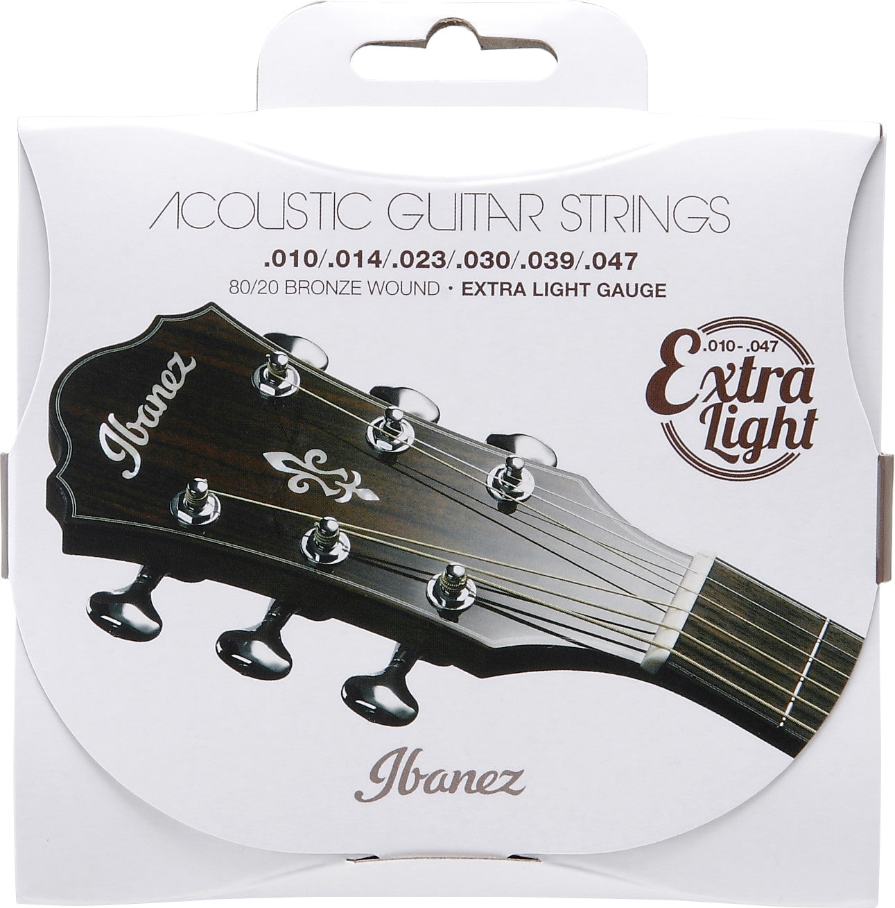 IBANEZ Saiten Set für 6 String Akustikgitarre - Extra Light
