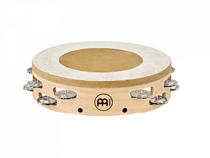 MEINL Percussion Artisan Edition Series Dual-Row Wood Headed-Tambourine - 10"