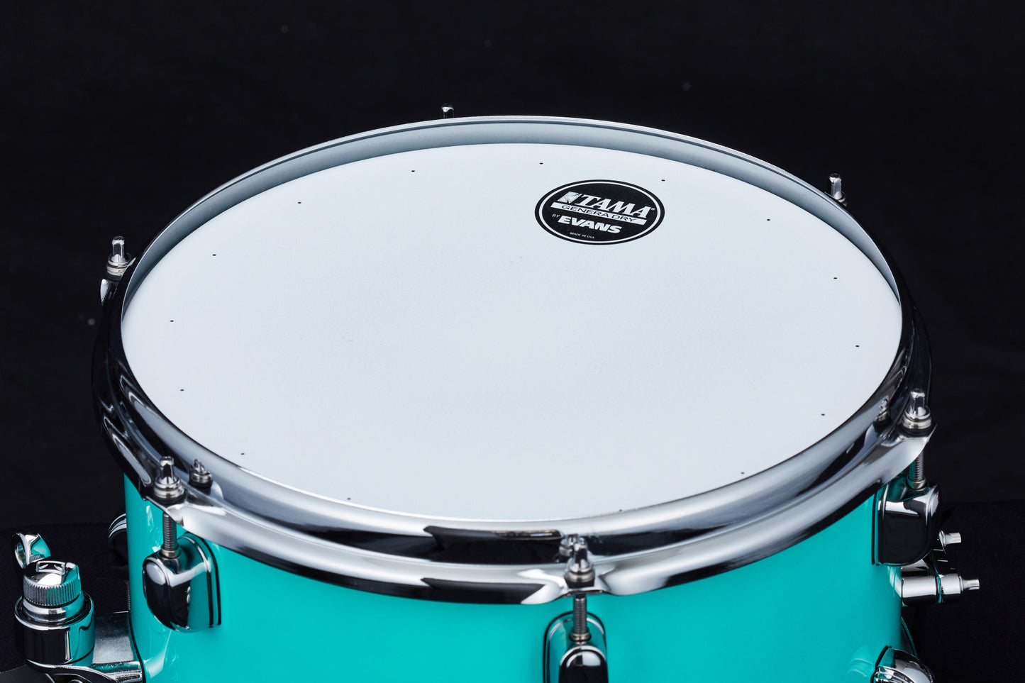 TAMA S.L.P. Philo Tsoungui Mod Bubinga Snaredrum 12" x 7" - Electro Turquoise/Chrom HW