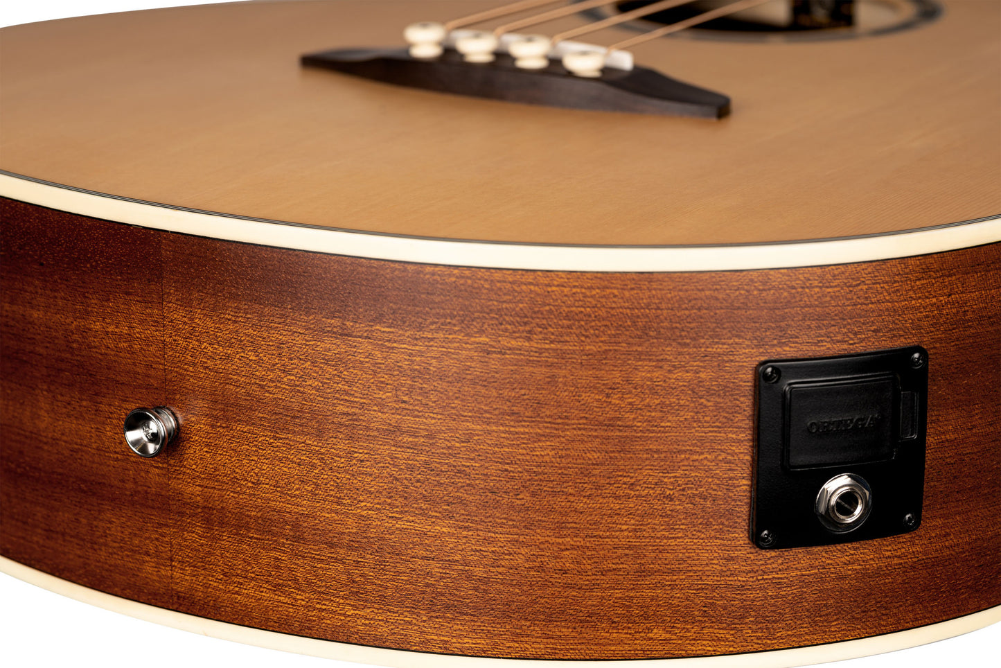 ORTEGA Deep Series 7 Medium Scale Acoustic Bass 4 String - Spruce / Mahogany Natural