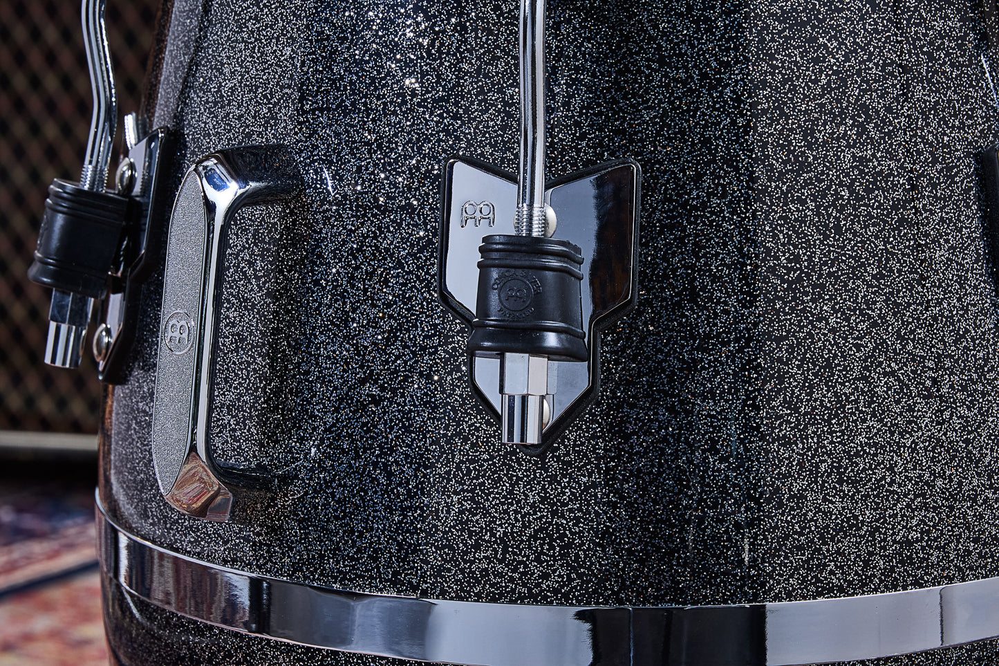 MEINL Percussion Artist Series Diego Galé Quinto 12 1/2" /REMO® Black Calfskin Skyndeep Heads - Midnight Star