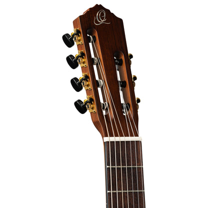 ORTEGA Family Series Pro Classical Guitar 7 String - Solid Spruce / Sapele Natural + Gig Bag