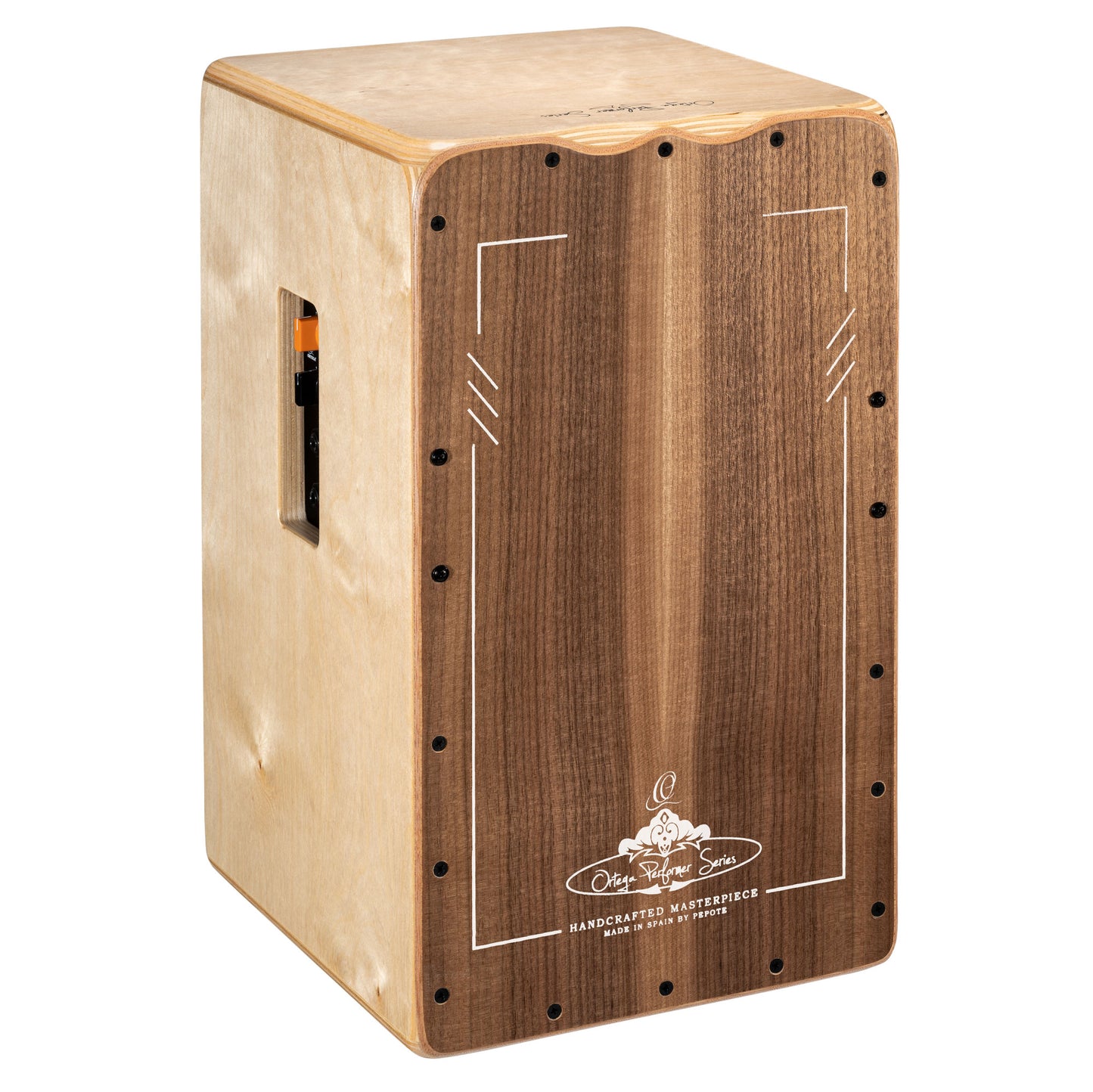 ORTEGA Performer Series Cajon - Walnut / Baltic Birch Natural
