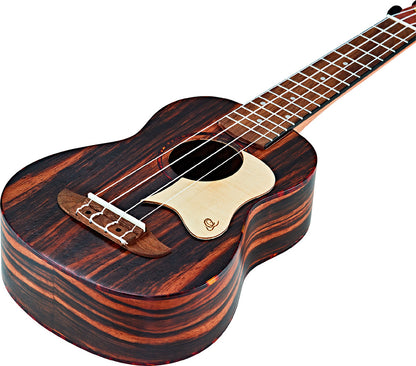 ORTEGA Soprano/Concert-Ukulele-Pickguard - Flamed Maple