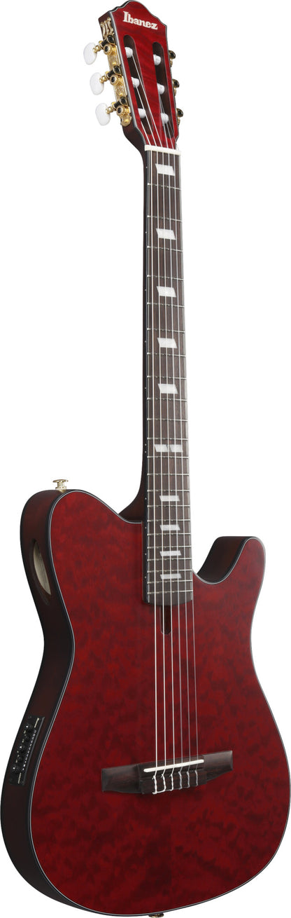 IBANEZ FRH Nylon-Saiten-Gitarre 6-String - Wine Red Low Gloss