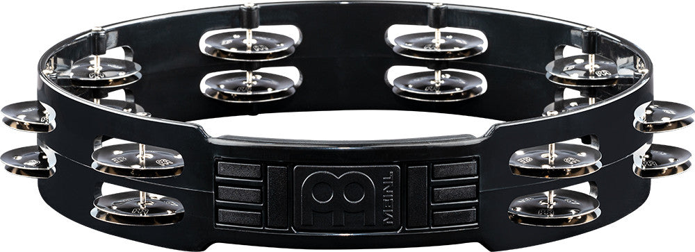 MEINL Percussion Headliner® Series Molded ABS Tambourine - 10" Black
