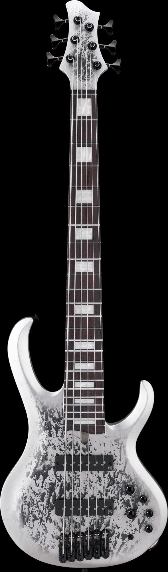 IBANEZ BTB E-Bass 6-String 25th Anniversary - Silver Blizzard Matte