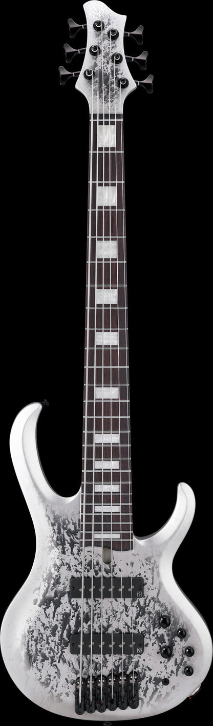 IBANEZ BTB E-Bass 6-String 25th Anniversary - Silver Blizzard Matte