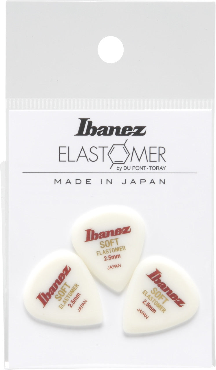IBANEZ Elastomer Picks - 3er Pack
