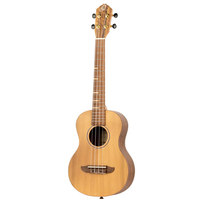 ORTEGA Timber Series Tenor Ukulele 4 String - Solid Cedar / Walnut Natural + Bag