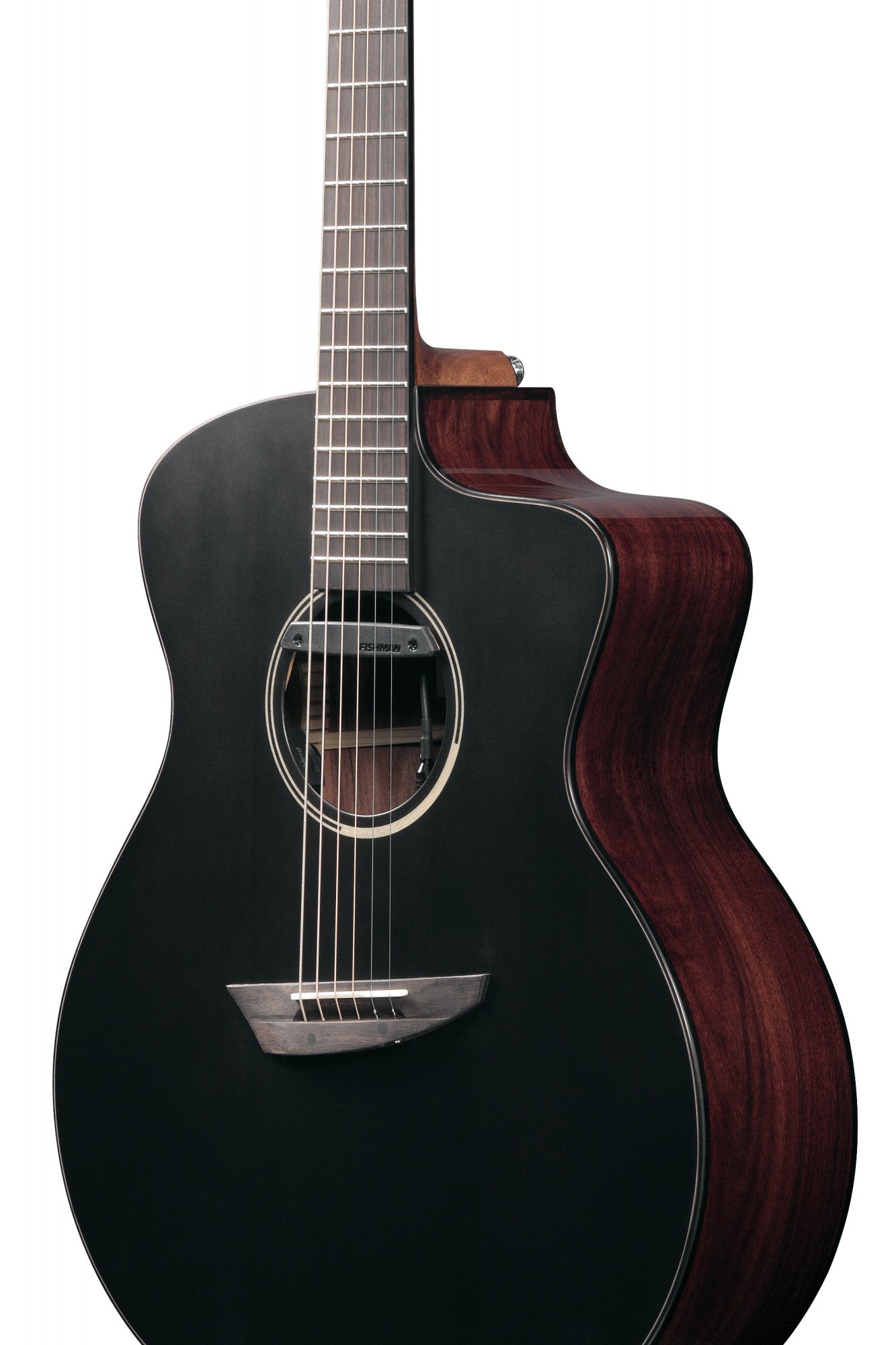 IBANEZ Jon Gomm Signature Akustikgitarre 6-String - Black Satin Decke / Natural High Gloss Boden und Zargen + Gigbag