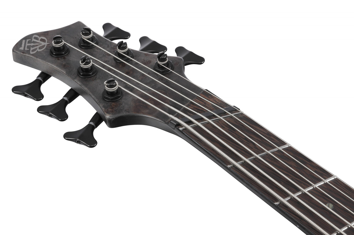 IBANEZ Bass Workshop BTB Electric Bass 6-String Multi Scale - Transparent Gray Flat + Case