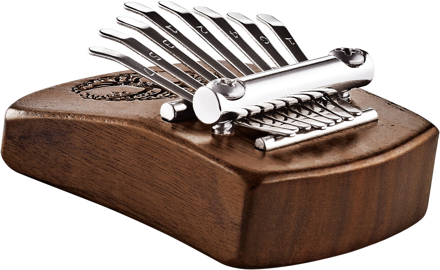 Meinl Sonic Energy Solid "Tree of Life" Mini Kalimba - 8 Töne / Schwarzes Walnussholz