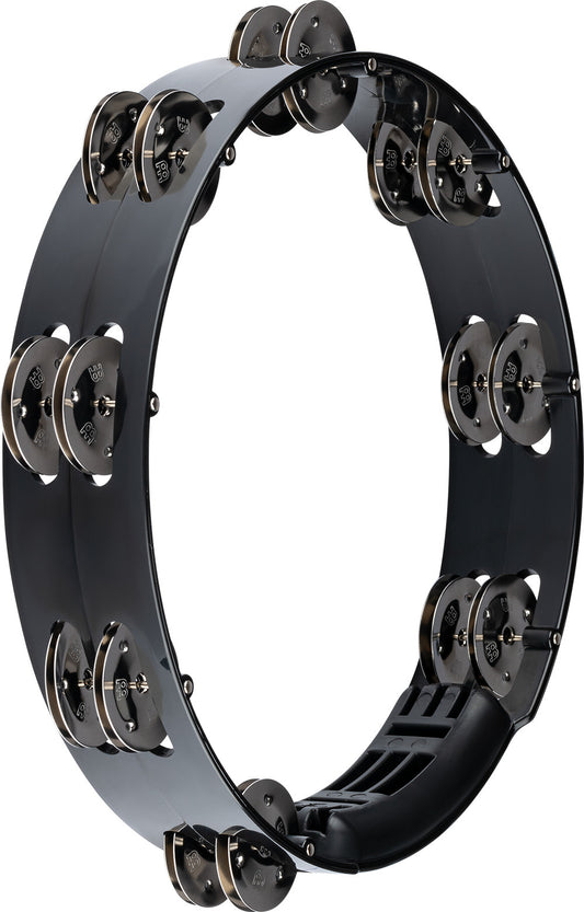 MEINL Percussion Headliner® Series Molded ABS Tambourine - 10" Black