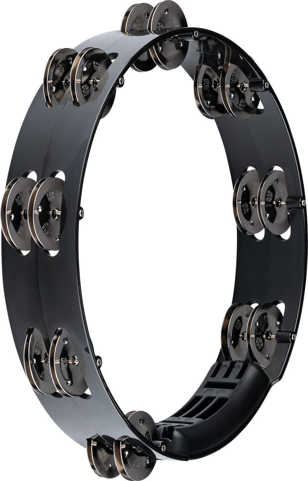 MEINL Percussion Headliner® Series Molded ABS Tambourine - 10" Black